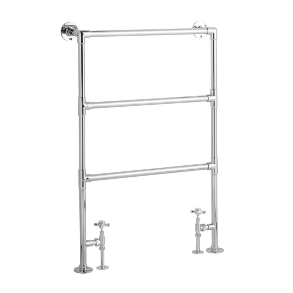 Radiatore Scaldasalviette Tradizionale - Cromato - 937mm x 615mm x 125mm - 167 Watt - Contessa
