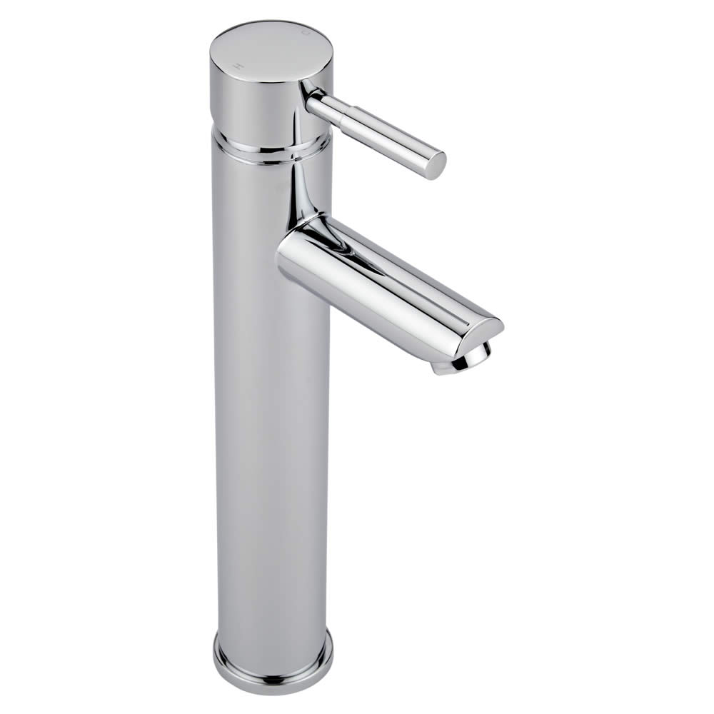 Rubinetto Miscelatore Alto per Lavabo Bagno Freestanding