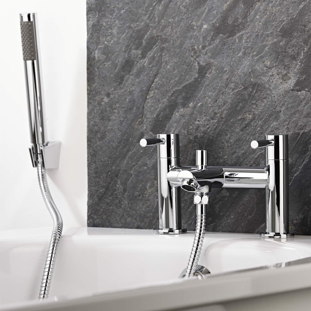 Rubinetto Miscelatore Lavabo in Ottone Cromato