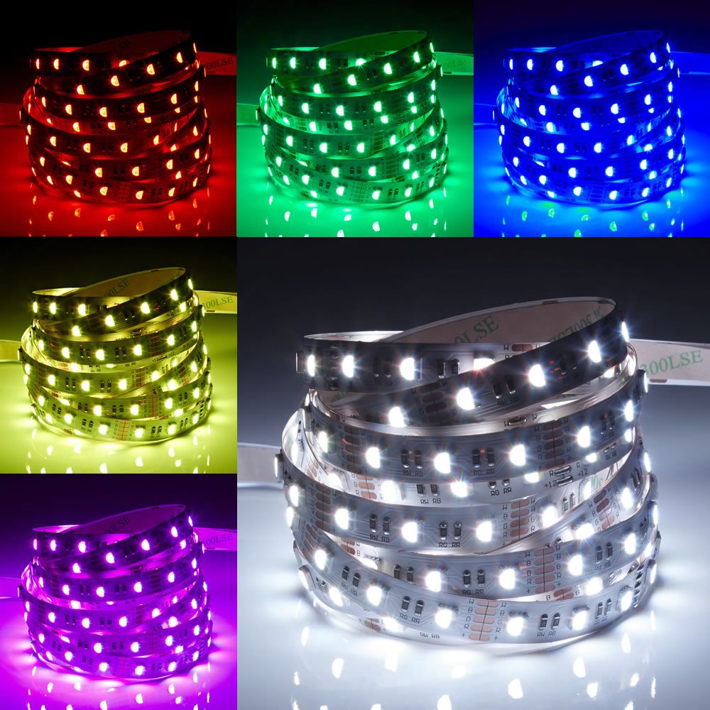 Biard Strisce LED 5 Metri RGB Rosso Verde e Blu Ultra Brillante IP20
