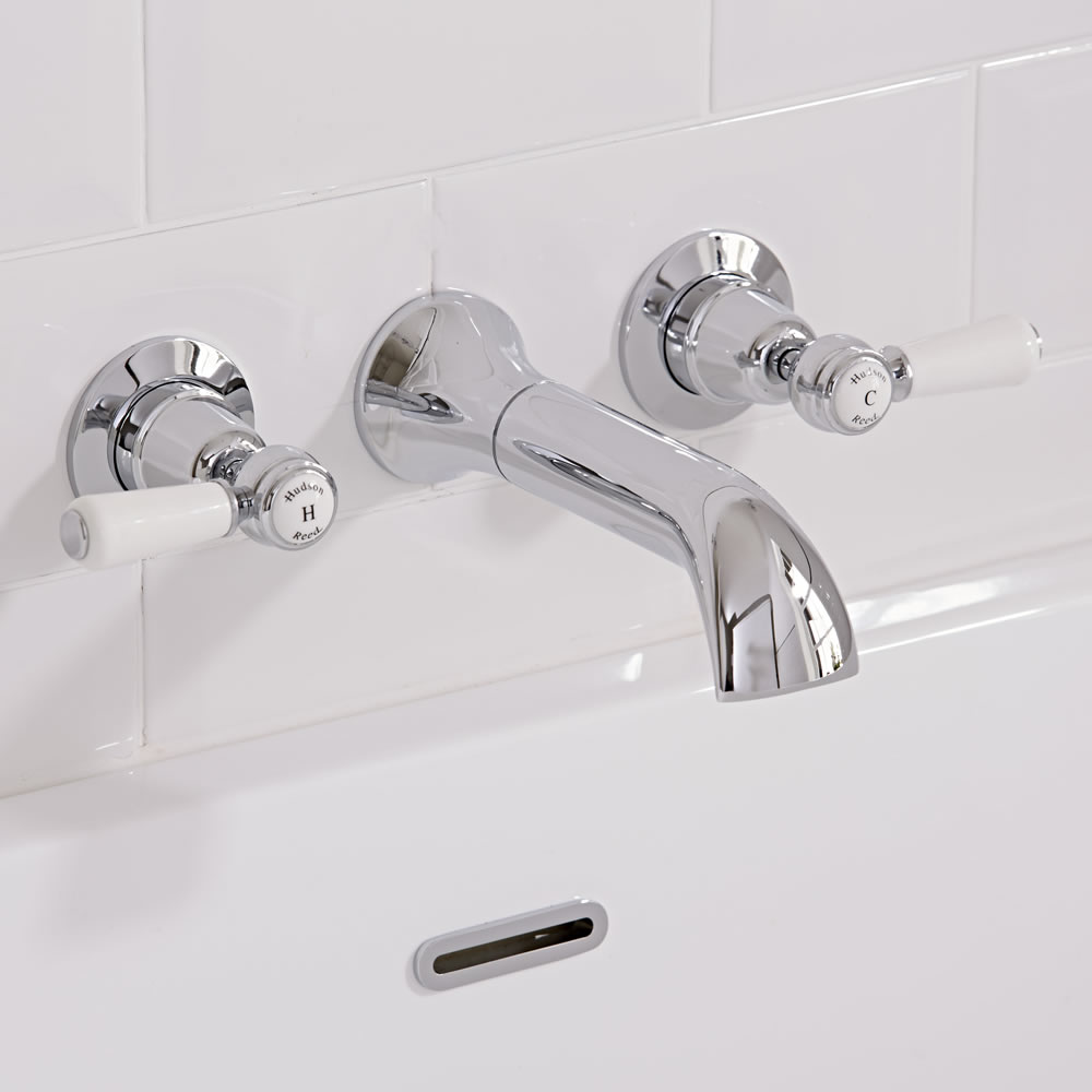 Miscelatore Lavabo di Design Tradizionale a 3 Fori - Topaz