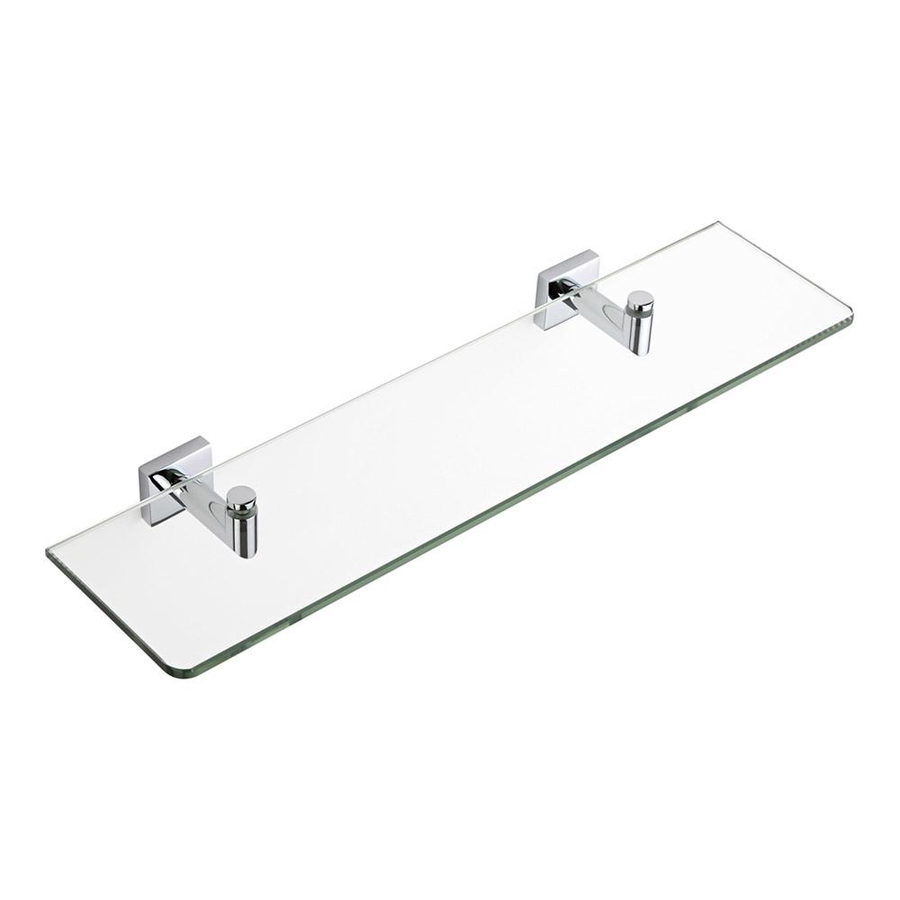 Mensola Murale in Vetro per Stanza da Bagno Minimalista