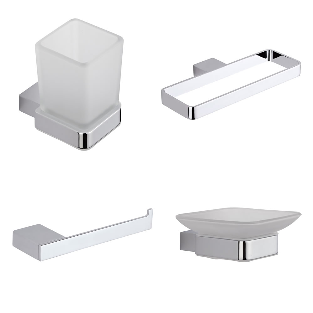 Set di Accessori per Bagno con 4 Articoli - Parade