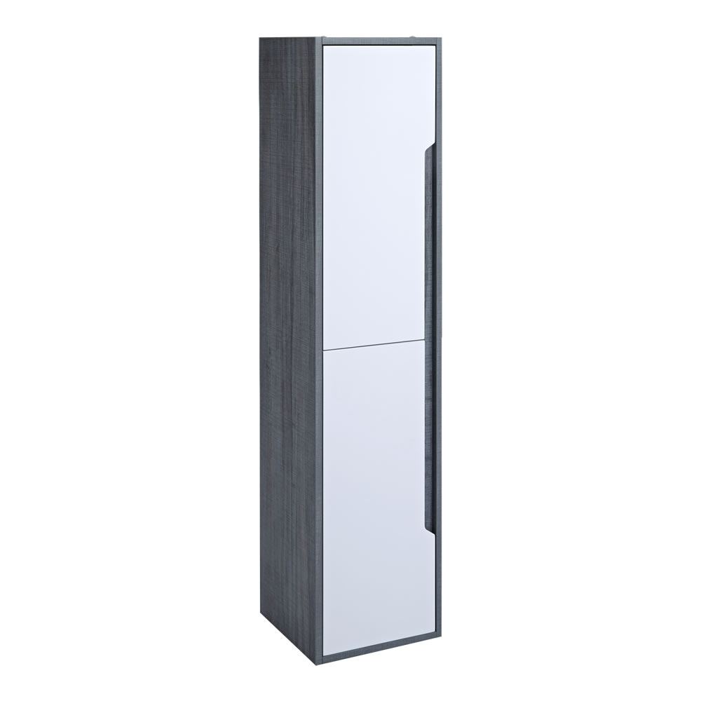 Colonna Singola Alta per Stanza da Bagno 350 x 350 x 1500 Grigio - Newport