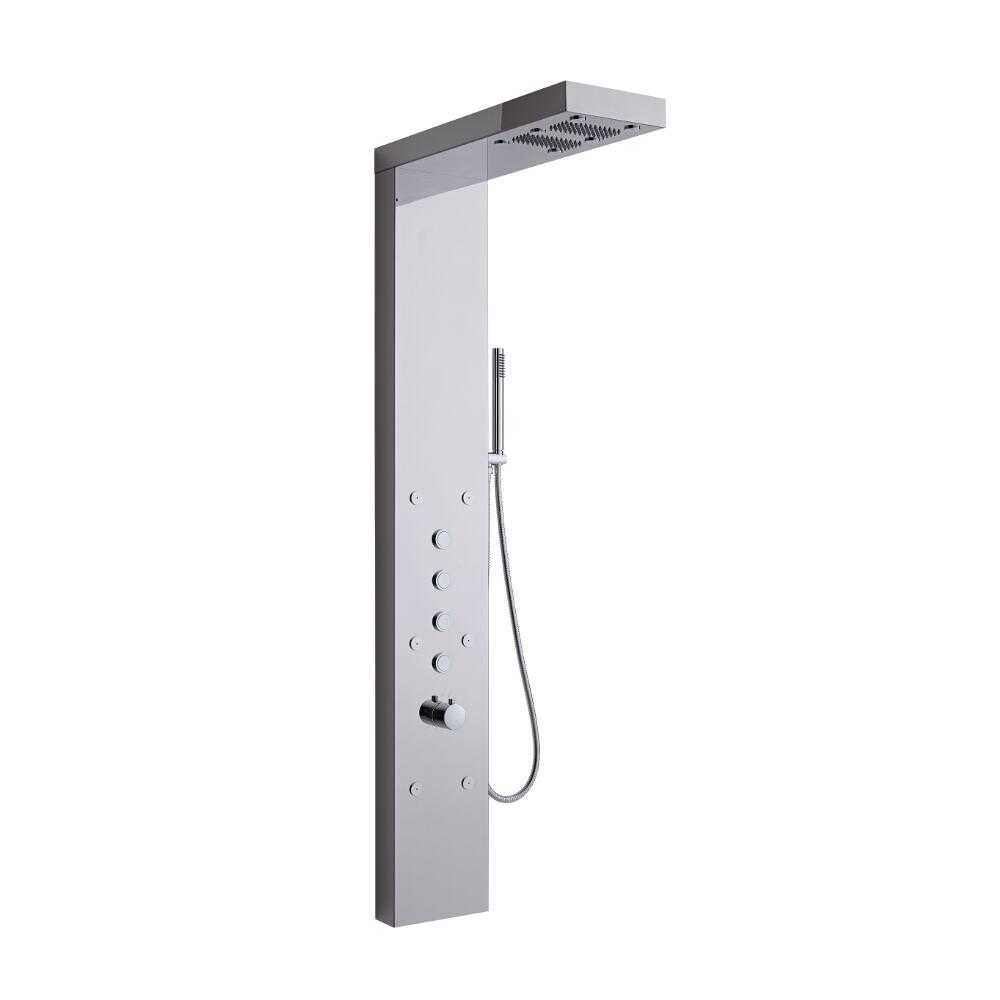Pannello Doccia Termostatico Multifunzione Acciaio Inox con Nebulizzatore Mist Spray - Grasmere