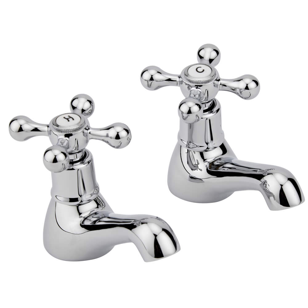 Rubinetteria Lavabo Retro con Testa a Croce - Derwent