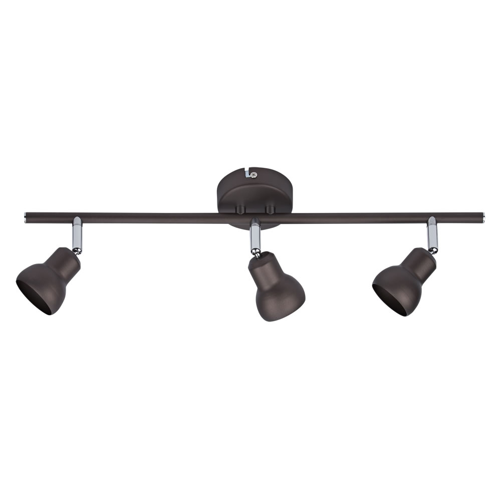 Binario Portafaretti da Soffitto a Tre Luci da Soffitto - Brooklyn