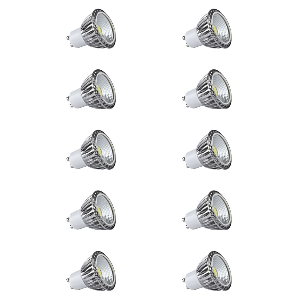 Biard Set 10x Lampadine Spot LED COB 5W GU10 Equivalente a 50W