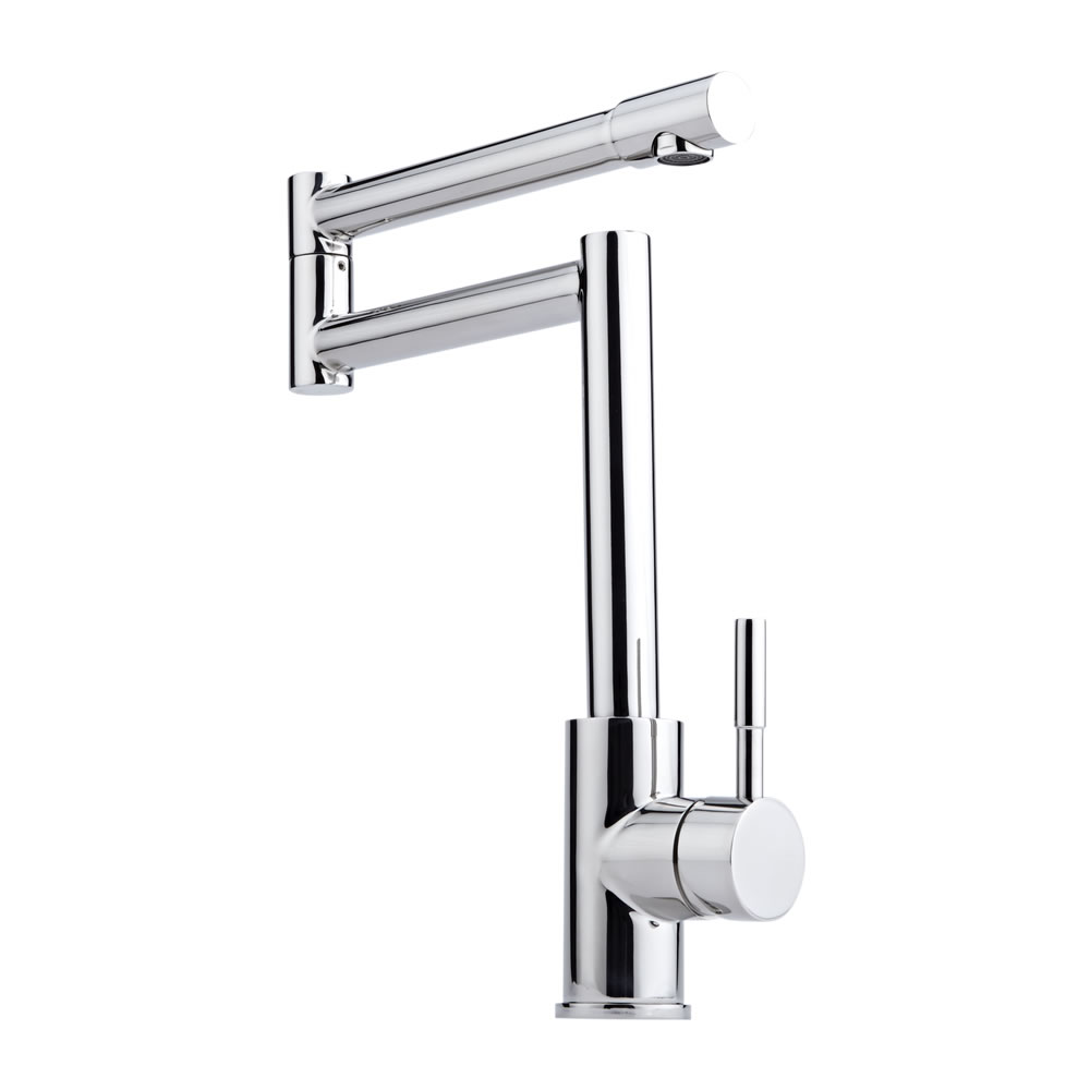 Rubinetto Lavello Cucina Pieghevole Monocomando con Braccio Estensibile