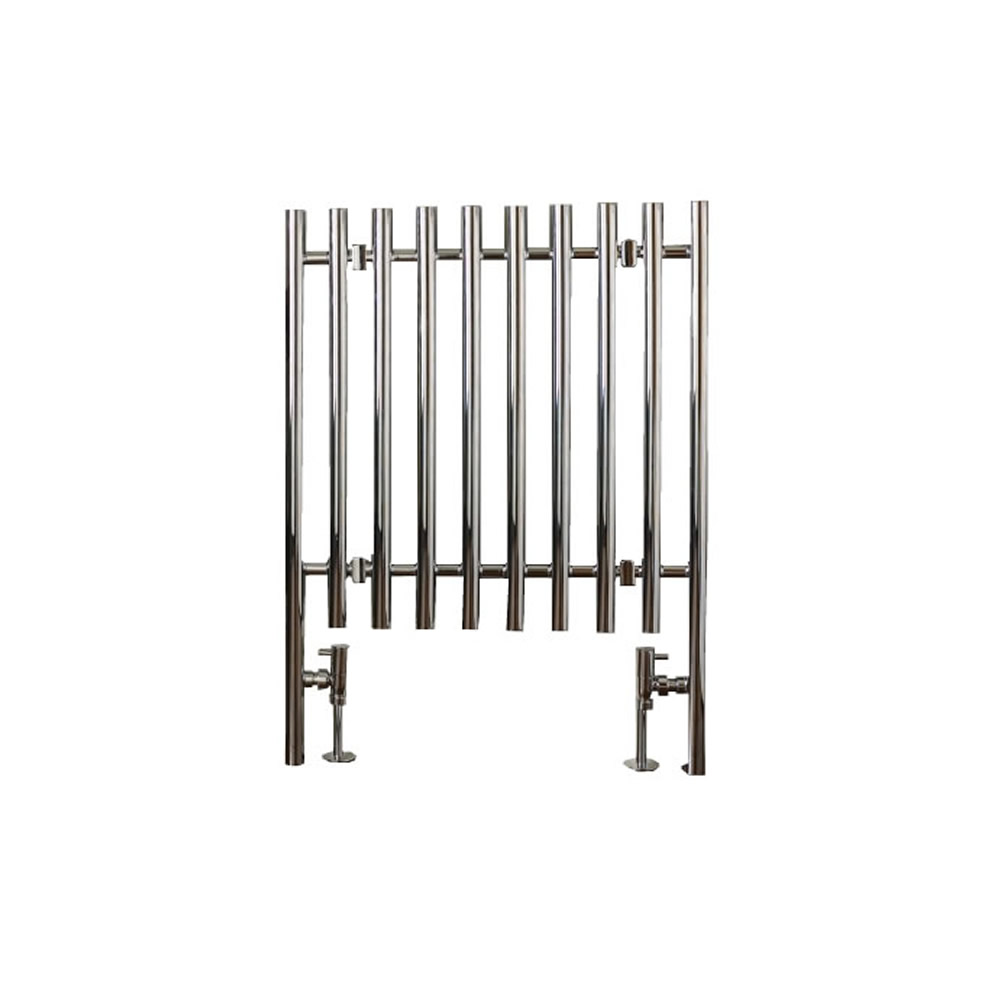 Radiatore Scaldasalviette Curvo - Cromato - 800mm x 600mm x 58mm - 563 Watt - Select