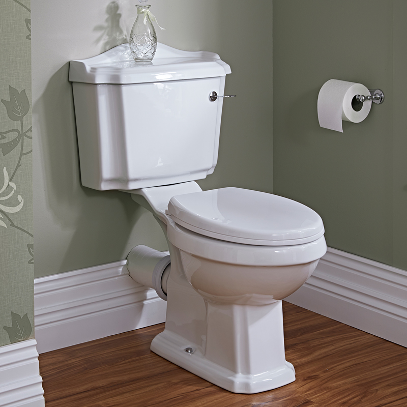 Sanitario Bagno WC Retro con Scarico Orizzontale