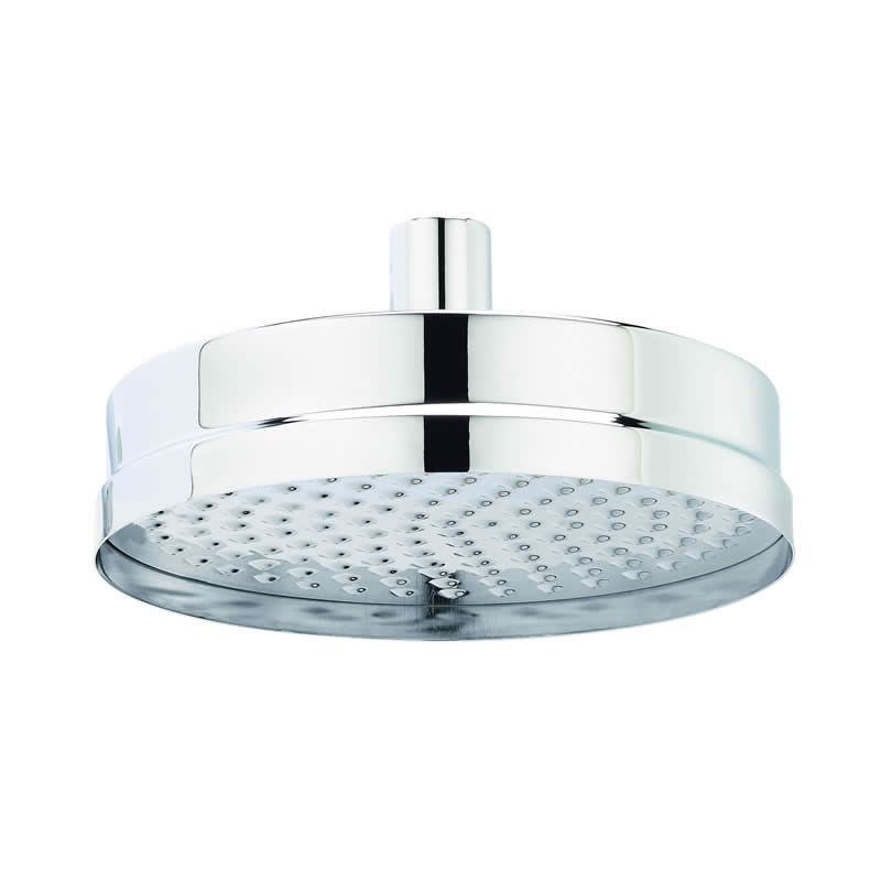 Soffione Circolare per Doccia in Ottone Cromato 200mm