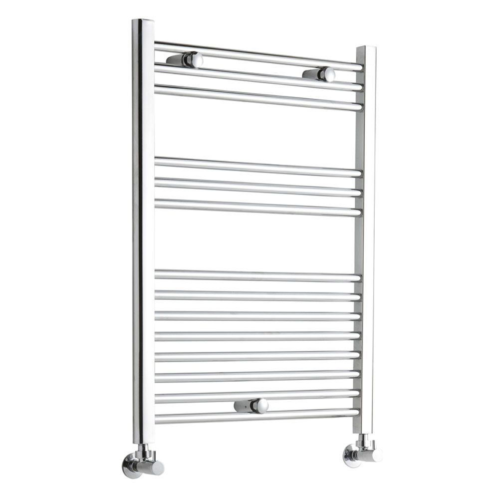 Radiatore Scaldasalviette Curvo - Cromato - 800mm x 500mm x 75mm - 295 Watt - Ischia