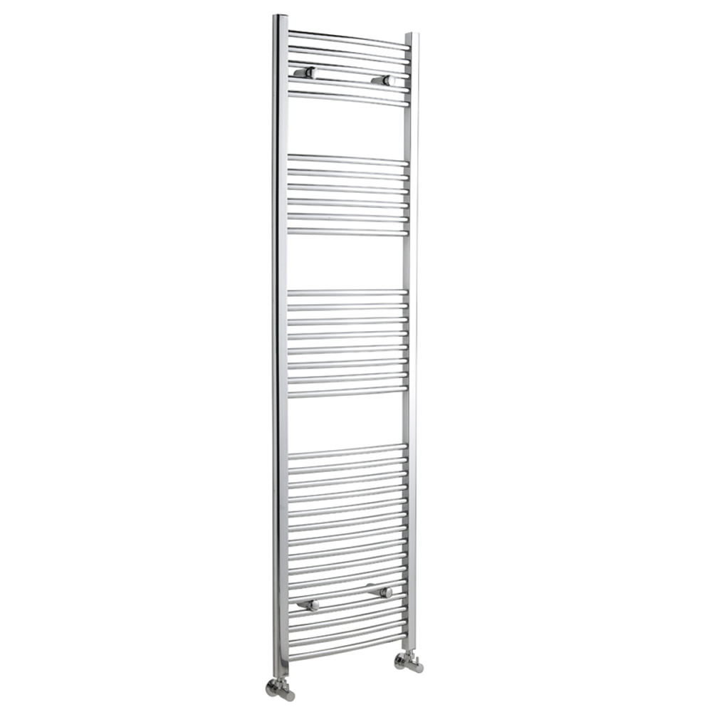 Radiatore Scaldasalviette Curvo - Cromato - 1800mm x 500mm x 42mm - 669 Watt - Ischia
