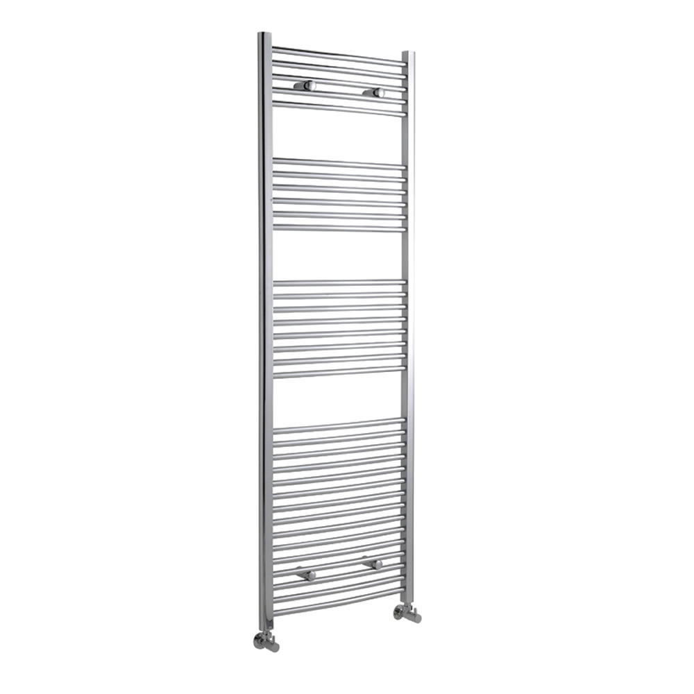 Radiatore Scaldasalviette Curvo - Cromato - 1800mm x 600mm x 46mm - 669 Watt - Ischia