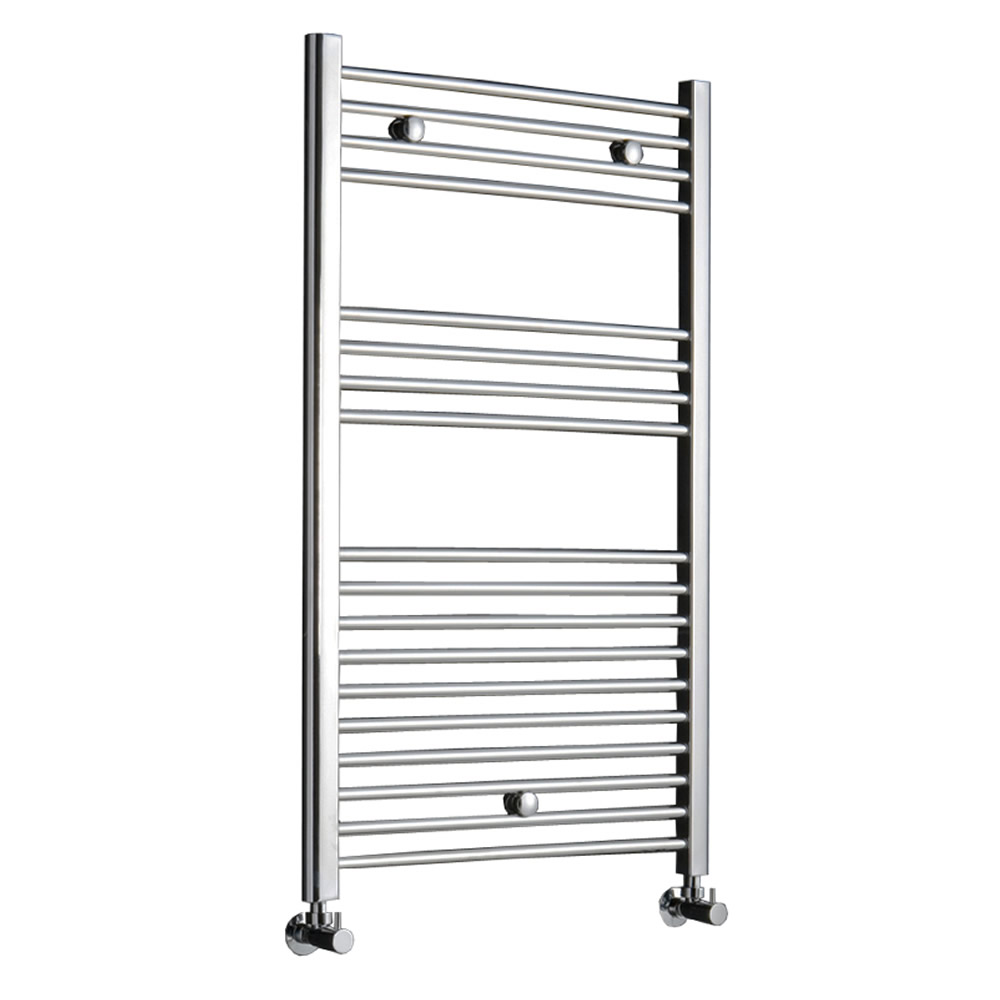 Radiatore Scaldasalviette Piatto - Cromato - 1000mm x 600mm x 30mm - 426 Watt - Ischia