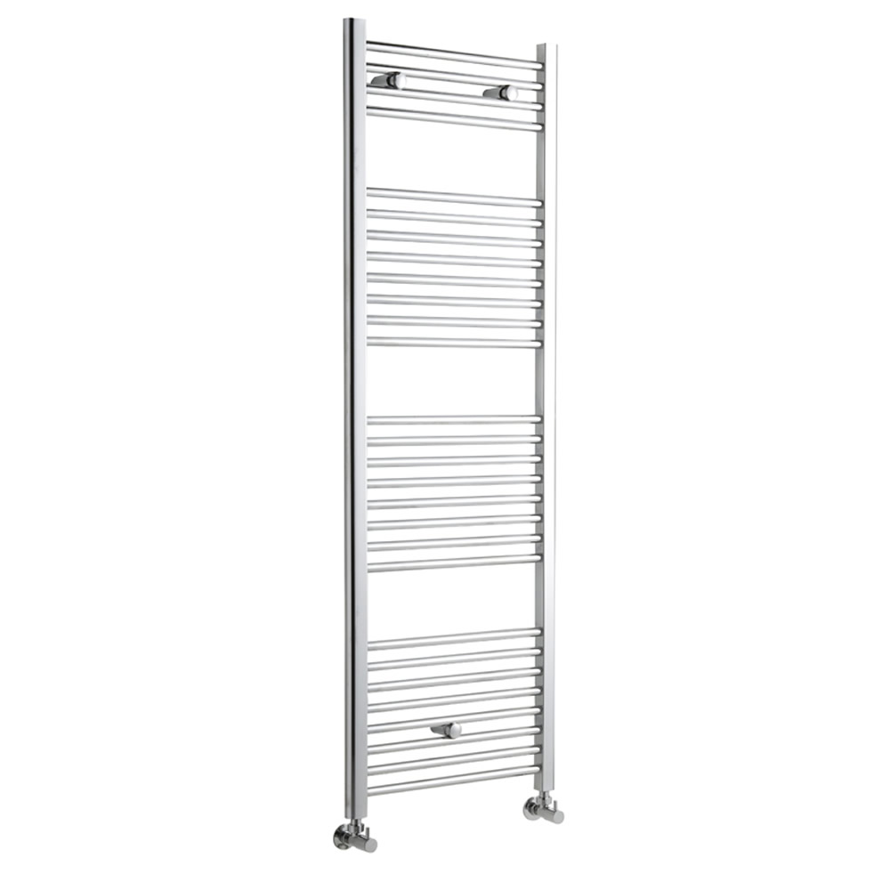 Radiatore Scaldasalviette Curvo - Cromato - 1500mm x 500mm x 75mm - 561 Watt - Ischia