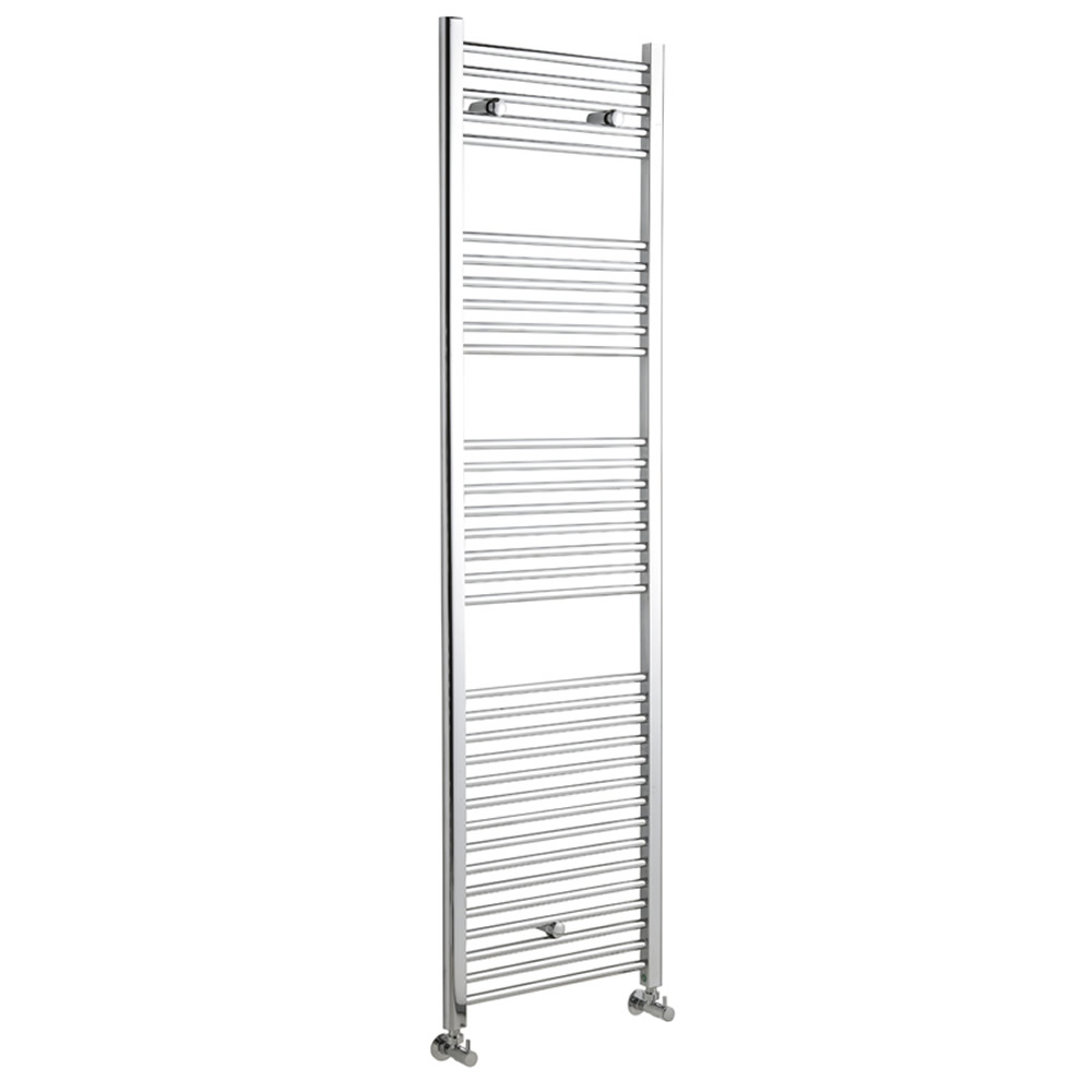 Radiatore Scaldasalviette Curvo - Cromato - 1800mm x 500mm x 75mm - 678 Watt - Ischia