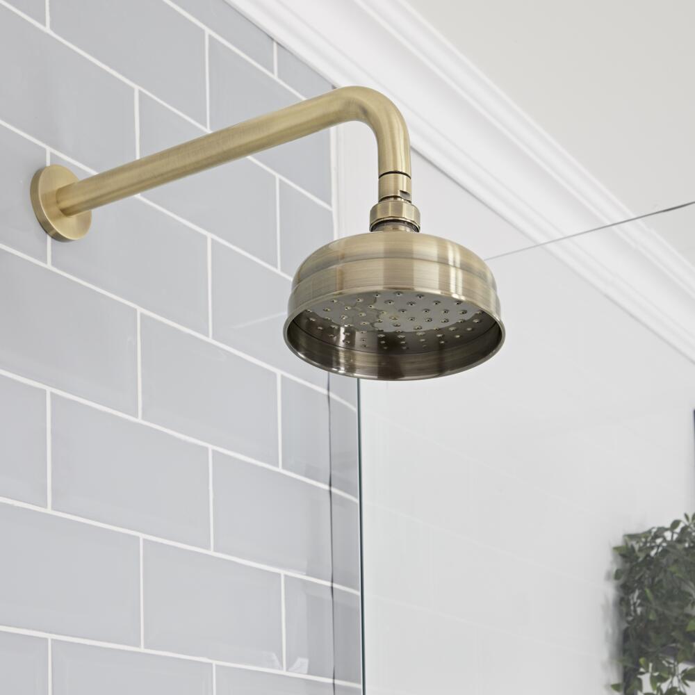 Soffione Doccia Tradizionale da 150mm - Oro Spazzolato - Elizabeth