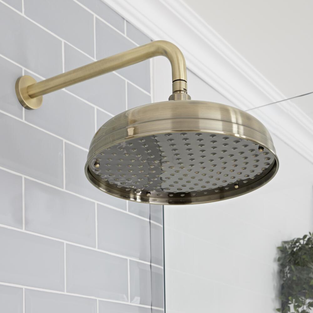 Soffione Doccia Tradizionale da 300mm - Oro Spazzolato - Elizabeth