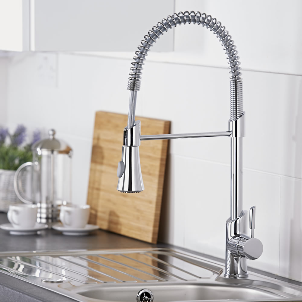 Rubinetto Miscelatore Monocomando Lavello Cucina con Doccia - 2 Funzioni
