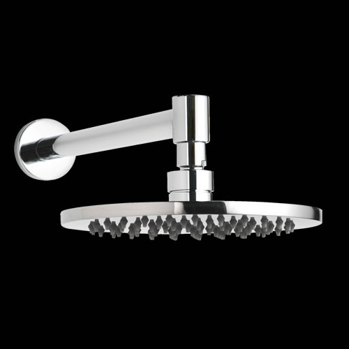 Soffione Circolare di 200mm e Braccio Doccia