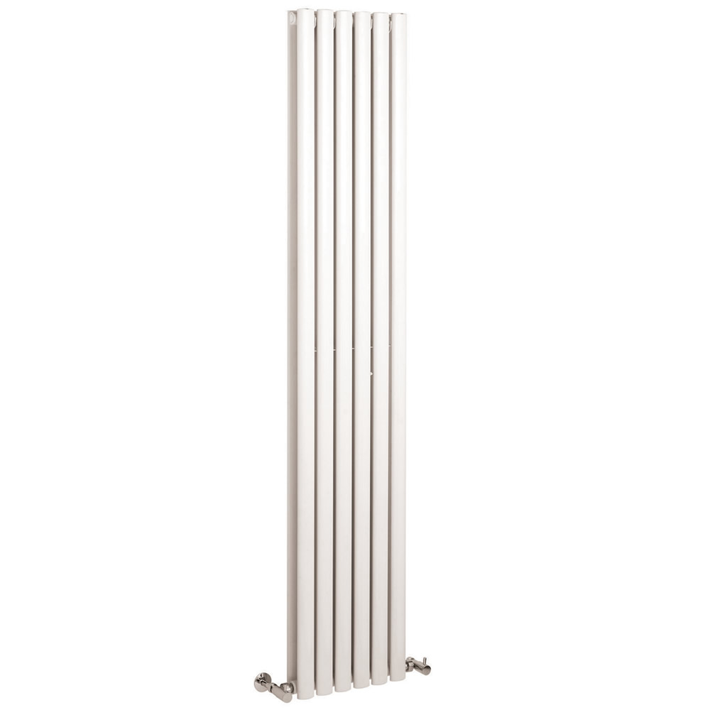 Radiatore di Design Verticale Doppio - Acciaio - Revive Bianco - 1401 Watt - 1780mm x 354mm