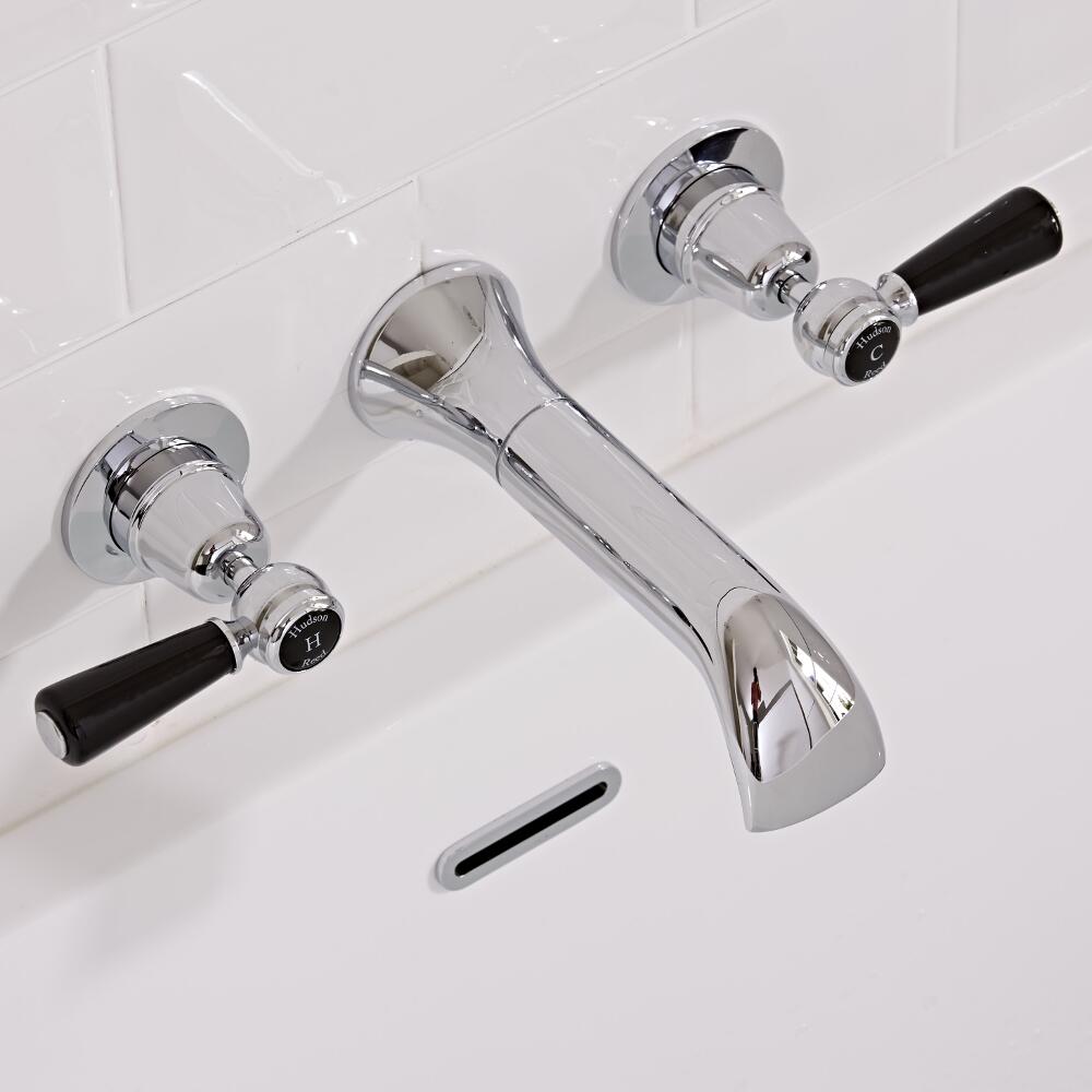 Miscelatore Murale per Lavabo Stile Tradizionale a 3 Fori - Topaz