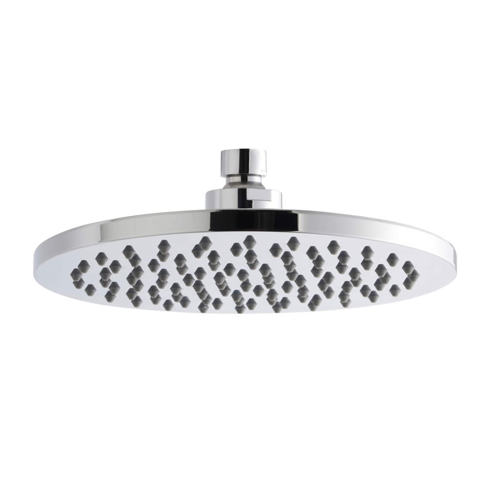 Soffione Doccia Fisso Circolare 200mm Realizzato in ABS Cromato
