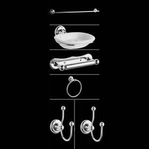 Set di Accessori per Bagno Tradizionale con 6 Articoli