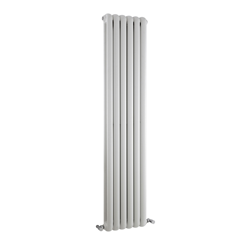 Radiatore di Design Verticale Doppio Tradizionale - Bianco - 1500mm x 383mm x 80mm - 1258 Watt – Saffre
