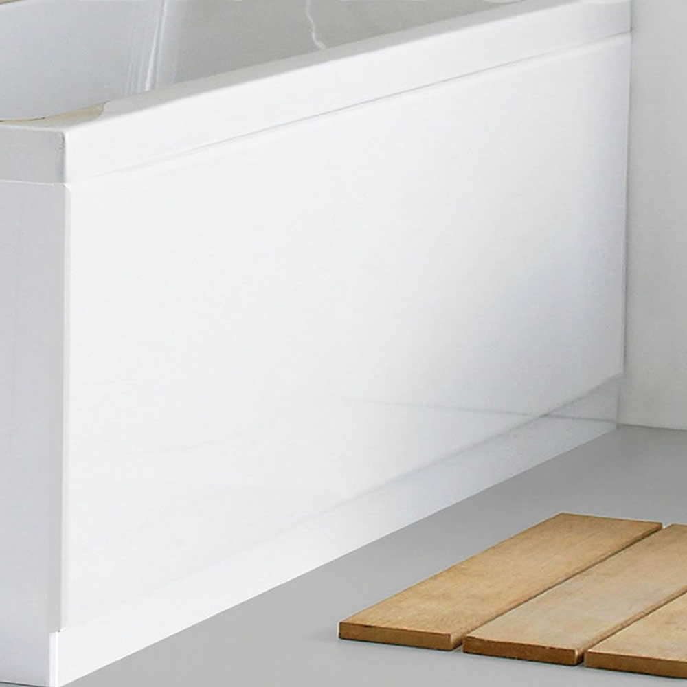 Pannello Vasca Frontale 1700 MDF Bianco Laccato