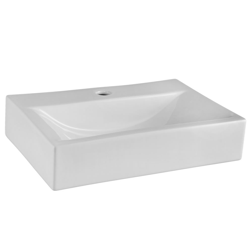 Lavabo Bagno da Appoggio Rettangolare 45x32cm