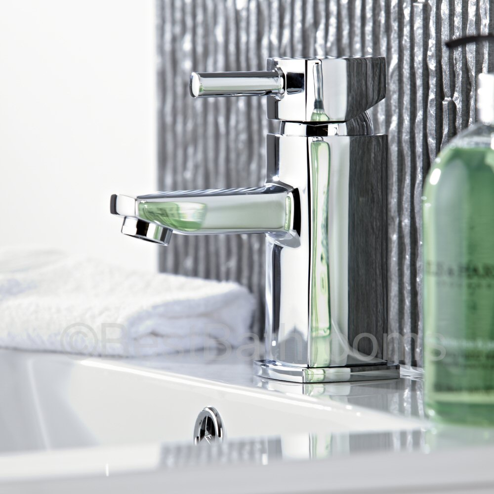 Rubinetto Miscelatore Lavabo in Ottone Cromato - Munro