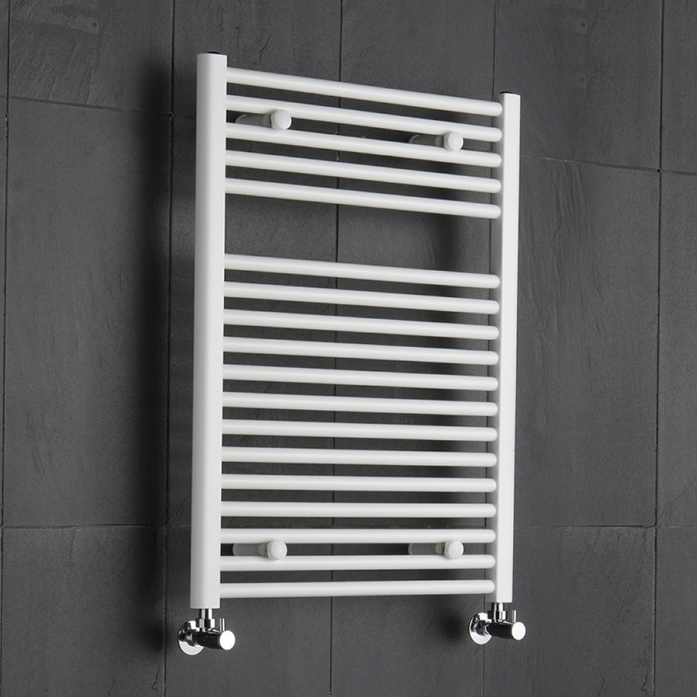 Radiatore Scaldasalviette Piatto - Bianco - 800mm x 600mm x 30mm - 567 Watt - Etna