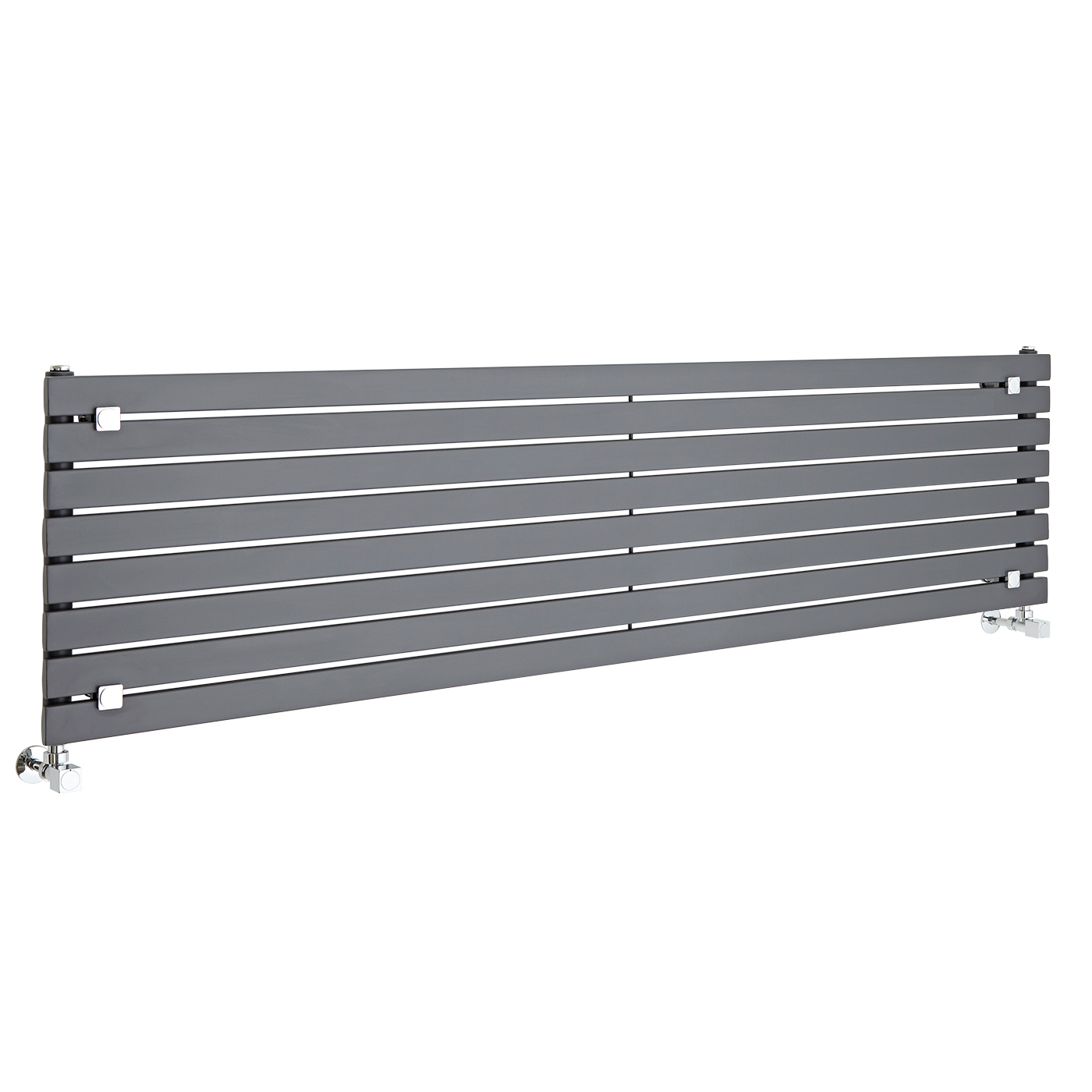 Radiatore di Design Orizzontale - Antracite - 472mm x 1780mm x 54mm - 1145 Watt - Sloane