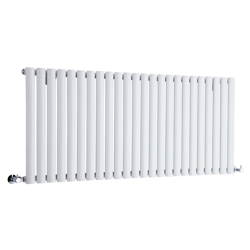 Radiatore di Design Orizzontale - Bianco - 635mm x 1411mm x 56mm - 1433 Watt - Revive