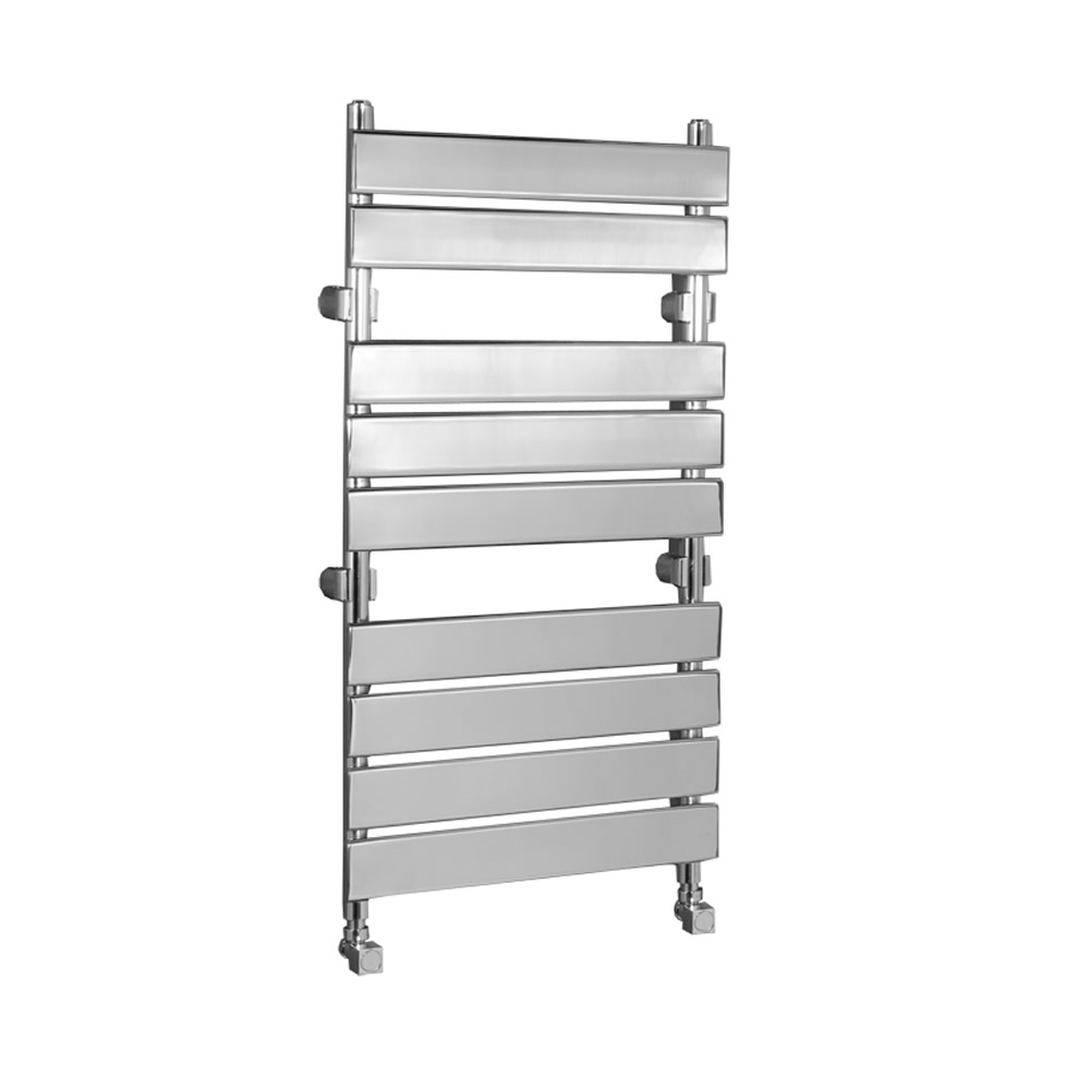 Radiatore Scaldasalviette Piatto - Cromato - 950mm x 500mm x 95mm - 394 Watt - Elgin