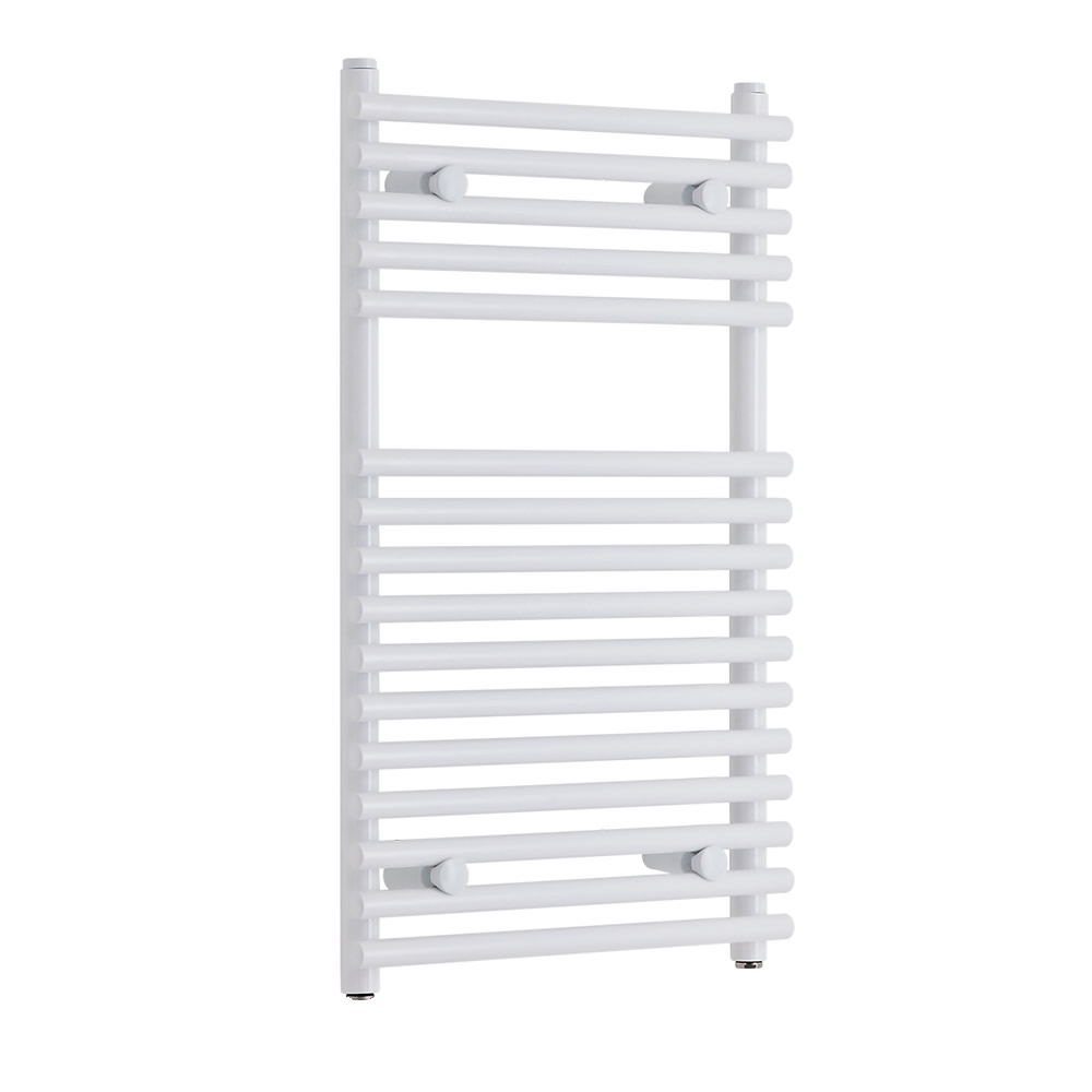 Radiatore Scaldasalviette Piatto - Bianco - 750mm x 450mm x 70mm - 490 Watt - Ischia