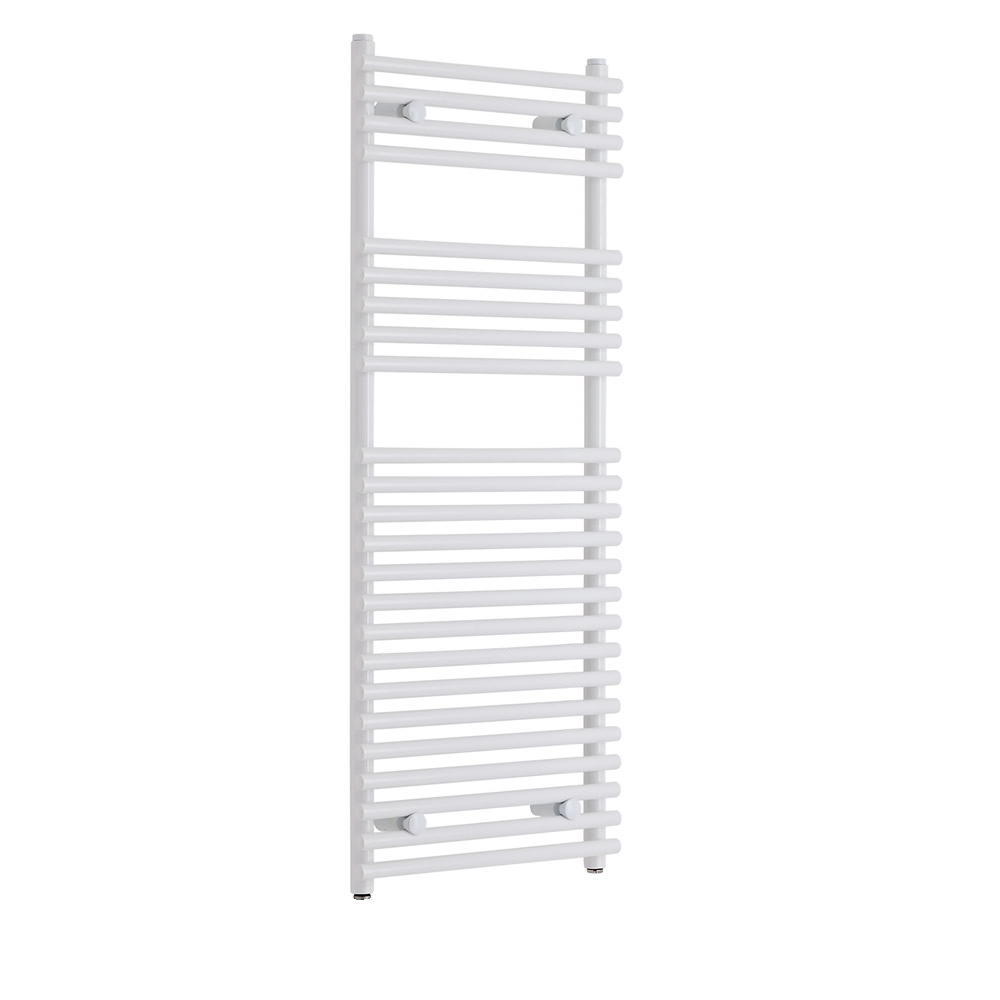 Radiatore Scaldasalviette Piatto - Bianco - 1150mm x 450mm x 70mm - 698 Watt - Ischia
