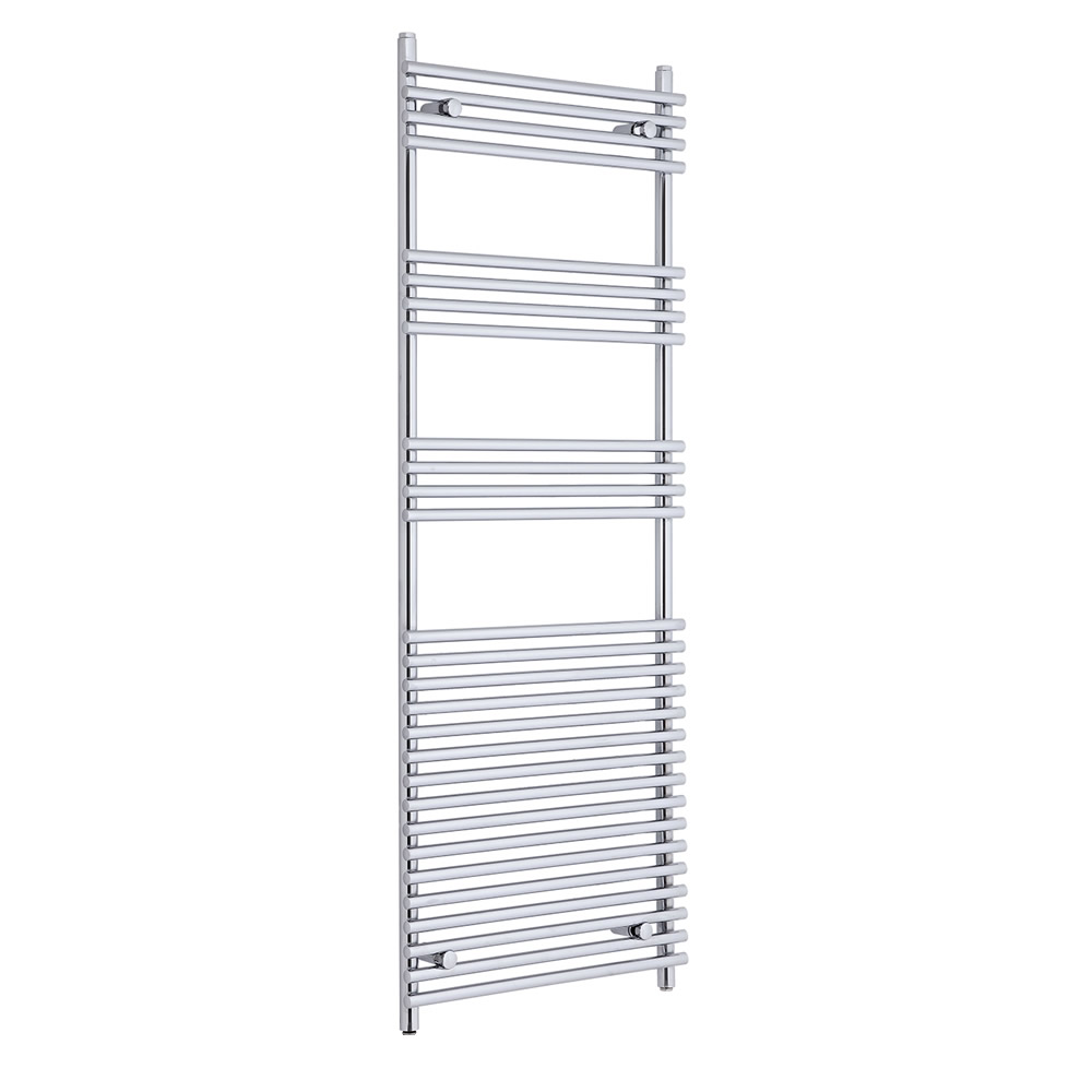Radiatore Scaldasalviette Piatto - Cromato - 1650mm x 600mm x 84mm - 722 Watt - Ischia