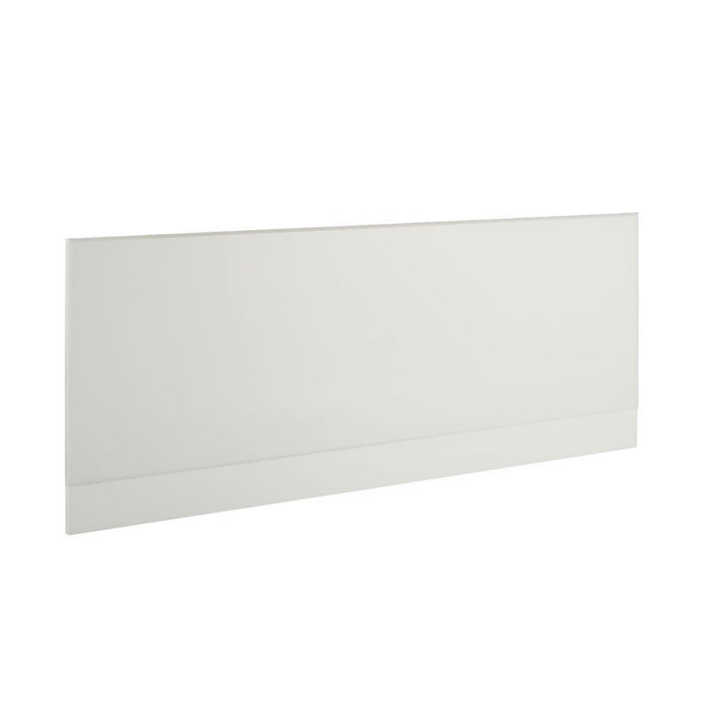 Pannello Vasca Frontale 1700 MDF Lamellato Bianco Laccato