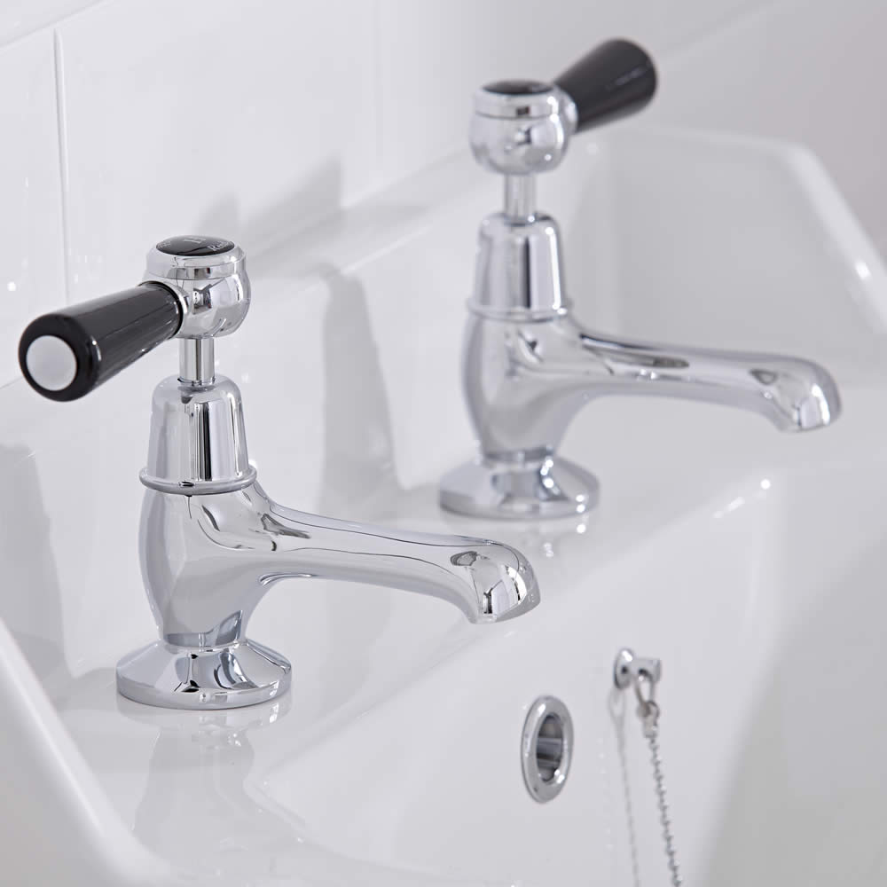 Rubinetti Lavabo Tradizionali Ottone con Cromato - Topaz