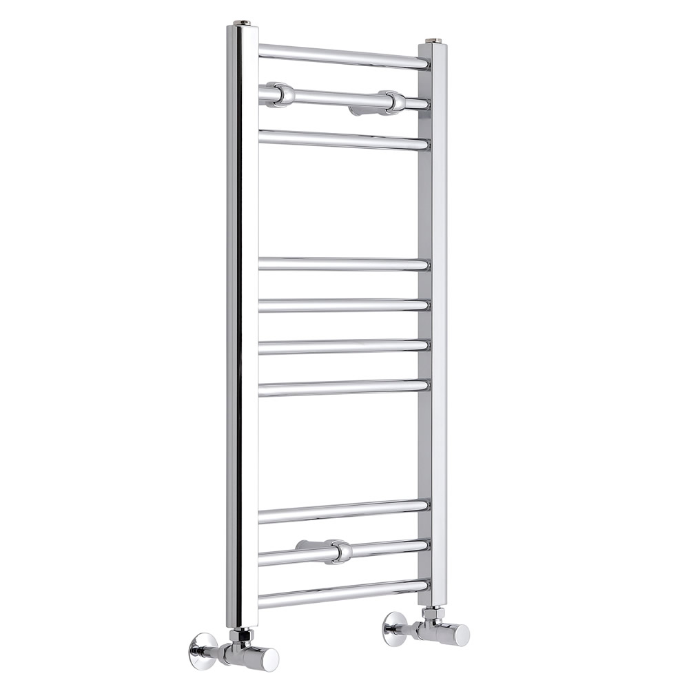 Radiatore Scaldasalviette Piatto - Cromato - 800mm x 400mm x 30mm - 204 Watt - Eco