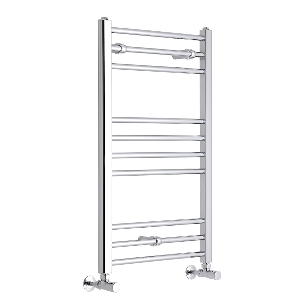 Radiatore Scaldasalviette Piatto - Cromato - 800mm x 500mm x 30mm - 241 Watt - Eco