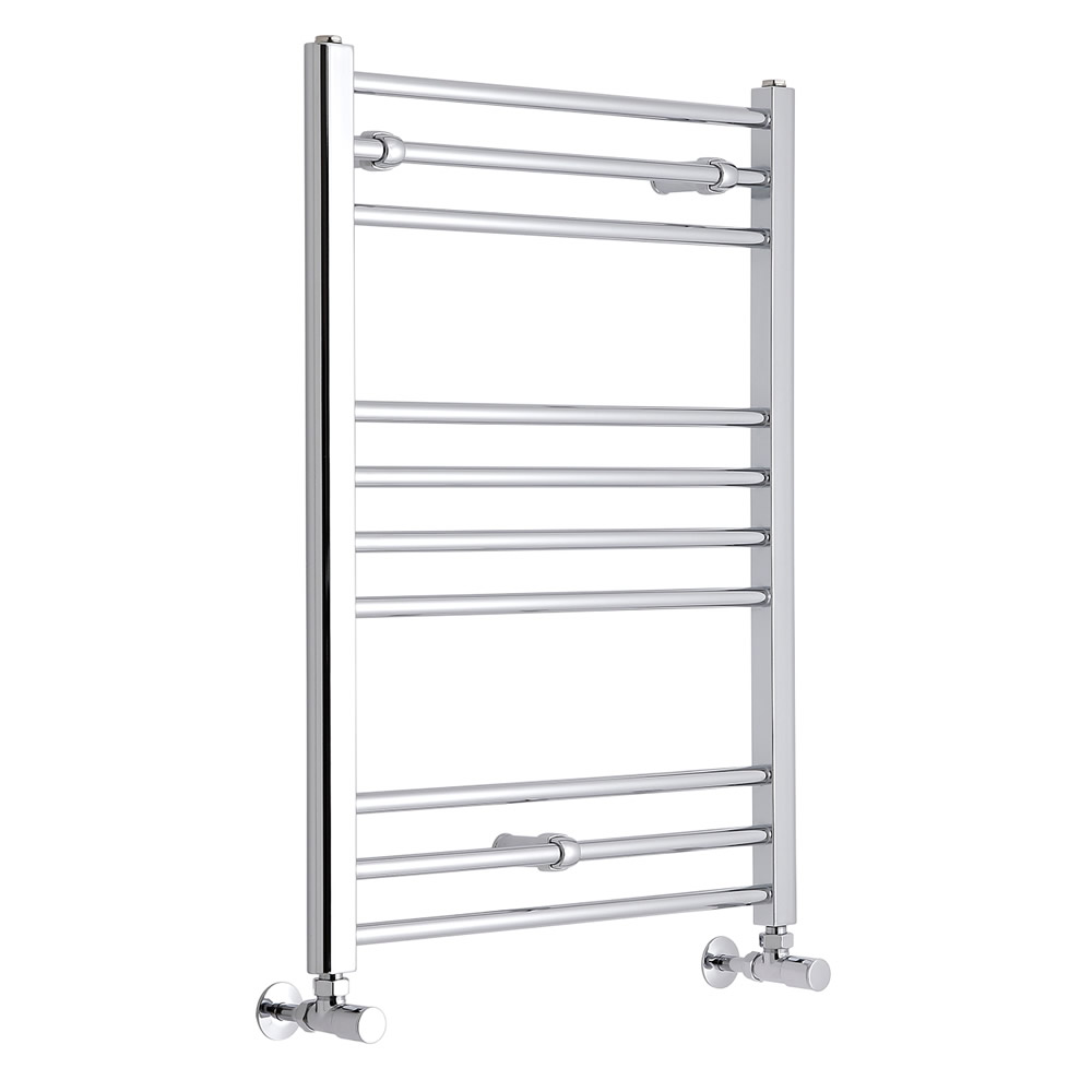 Radiatore Scaldasalviette Piatto - Cromato - 800mm x 600mm x 30mm - 276 Watt - Eco