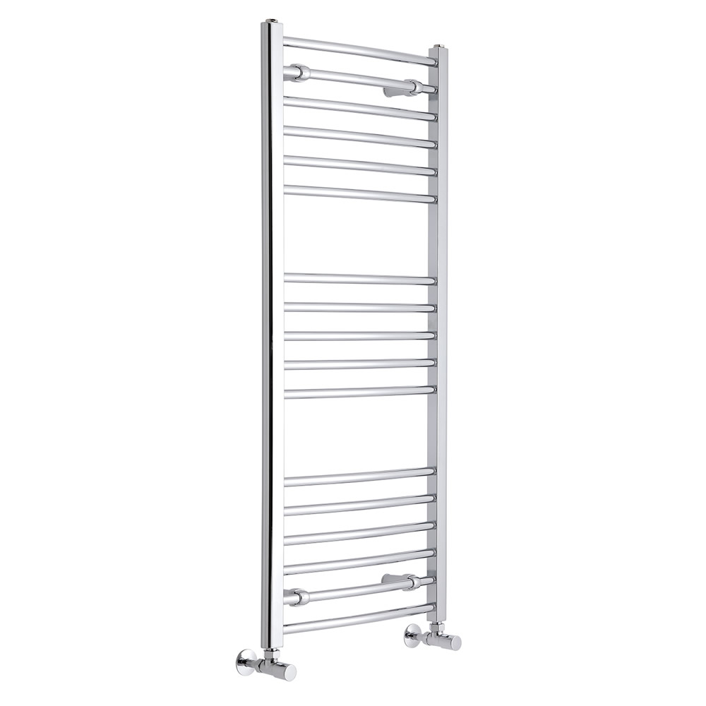 Radiatore Scaldasalviette Curvo - Cromato - 1200mm x 500mm x 30mm - 375 Watt - Eco