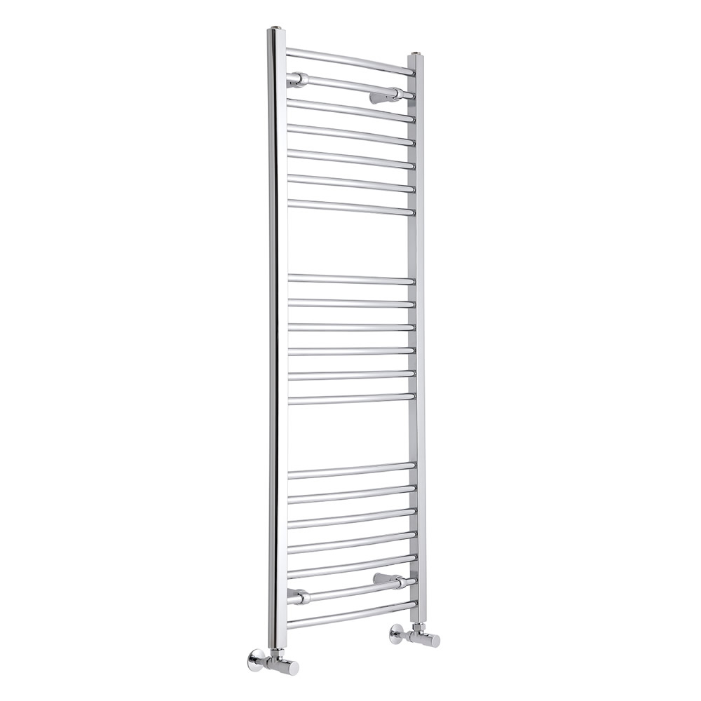 Radiatore Scaldasalviette Curvo - Cromato - 1400mm x 500mm x 30mm - 438 Watt - Eco