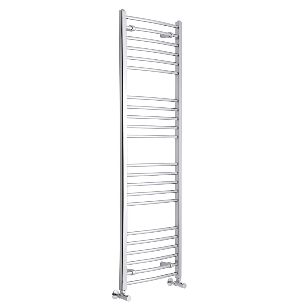 Radiatore Scaldasalviette Curvo - Cromato - 1600mm x 500mm x 30mm - 500 Watt - Eco