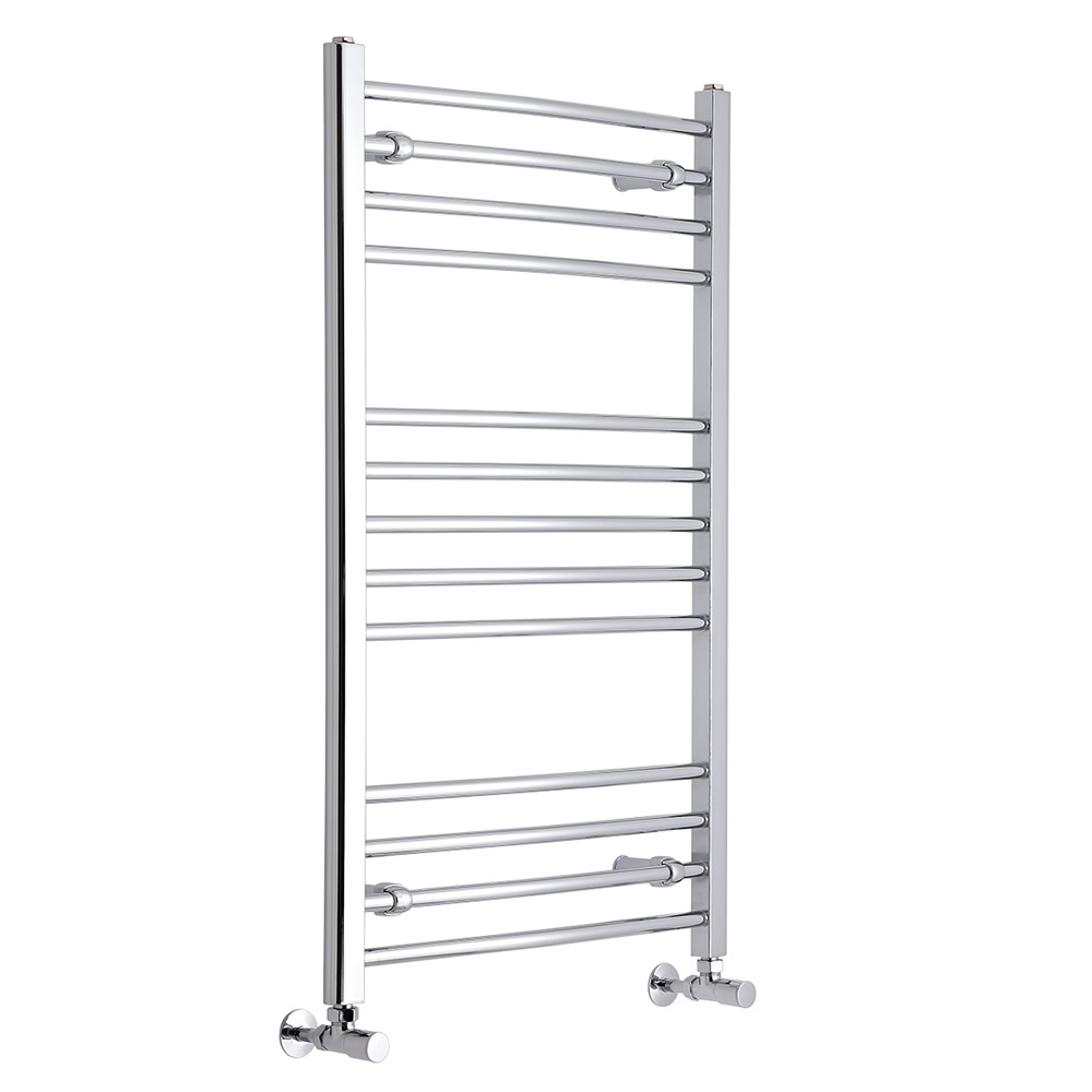 Radiatore Scaldasalviette Curvo - Cromato - 1000mm x 600mm x 30mm - 353 Watt - Eco